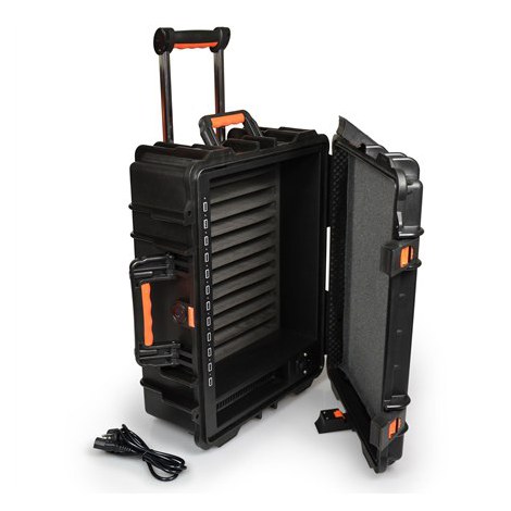 PORT CONNECT | Charging Suitcase 12 Units | Lockable door, rolling